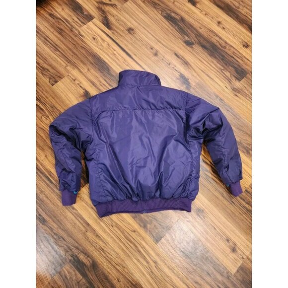 Vtg Columbia Whirlibird Down Jacket Womens Sz L Puffer Bomber 3 In 1 colorblock - Picture 15 of 16